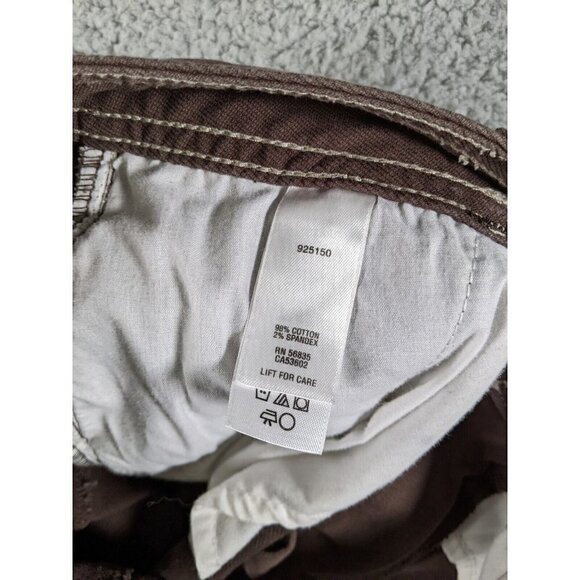 Cabela's Skirt Womens 12 Button Flap Cotton Stretch Brown Casual Outdoor - Picture 5 of 14